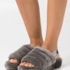 Ugg Fluff Yeah Slide - Tøfler - Charcoal