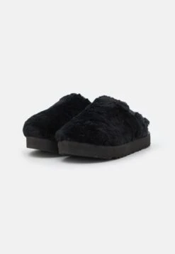 Ugg Fuzz Sugar - Tøfler - Black -Ugg 49f103d8e8f64d51b8da8d817a114d7c