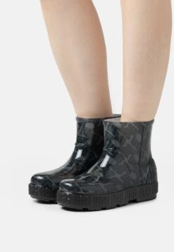 Ugg Drizlita Graphic Monogram - Gummistøvler - Black