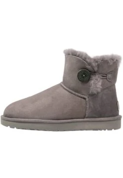Ugg Mini Bailey Button - Ankelboots - Grey