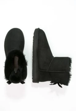 Ugg Mini Bailey Bow - Støvletter - Black -Ugg 6af5b1170c78471dac86ca64e902353f