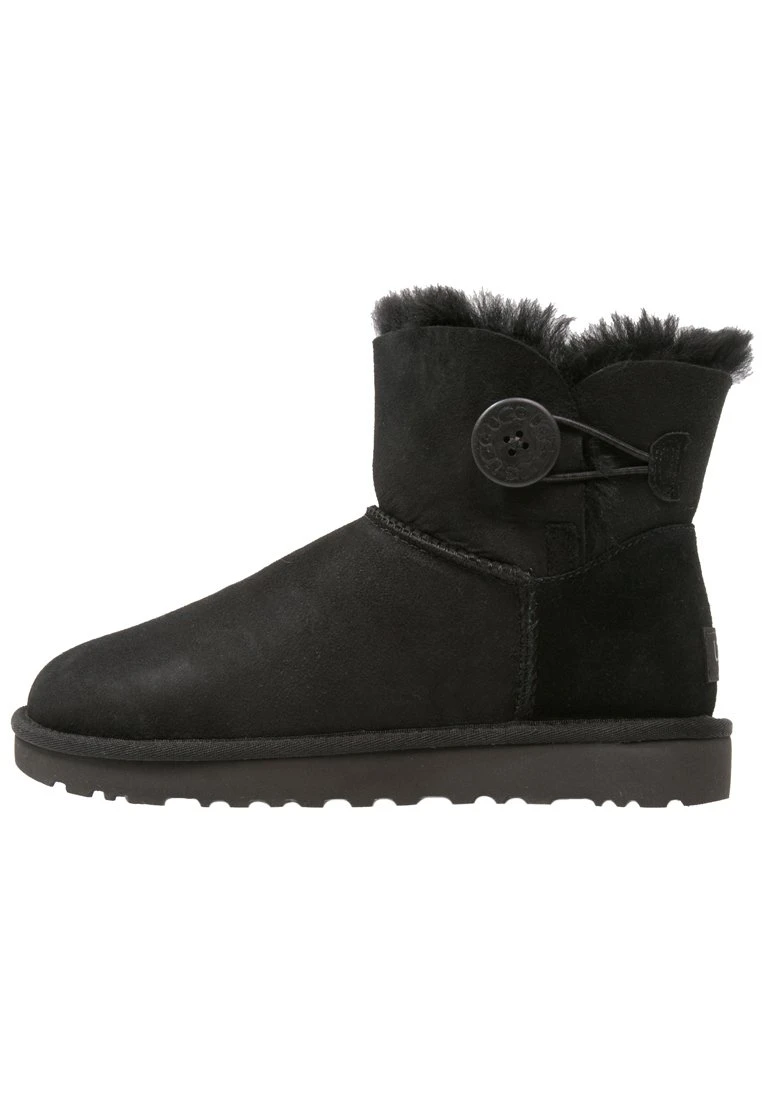 Ugg Mini Bailey Button - Ankelboots - Black 3 Ugg Mini Bailey Button - Ankelboots - Black - Bilde 3