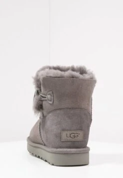 Ugg Mini Bailey Button - Ankelboots - Grey 9 Ugg Mini Bailey Button - Ankelboots - Grey -Ugg b8e06829630c4bc4b5c8298b93e83cf1