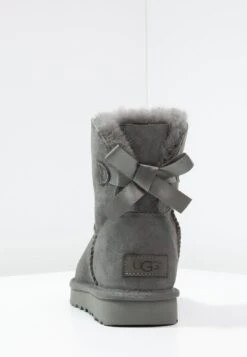 Ugg Mini Bailey Bow - Støvletter - Grey -Ugg f5b569e5d1304ce4b785580800776a57